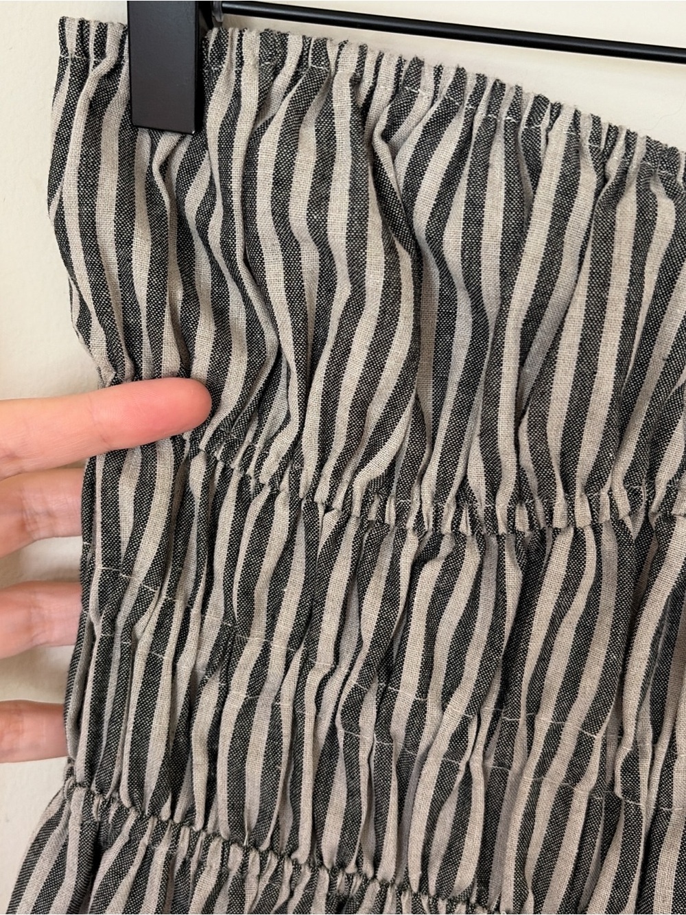 NWT Revolve More to Come Black Stripe Strapless Neve Mini Dress - Picture 3 of 6